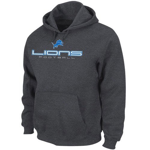 Detroit Lions Charcoal First and Goal IV Hooded Sweatshirt