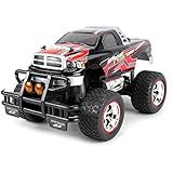 V-Thunder Pickup Remote Control Truck Big 1:14 Size Scale Lights & Music Series Ready to Run w/ Working Suspension, Spring Shock Absorbers (Colors May Vary)