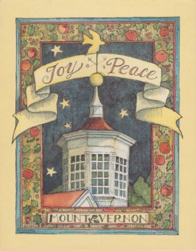 Mount Vernon Christmas Holiday Cards "Joy Peace" [21 Cards]