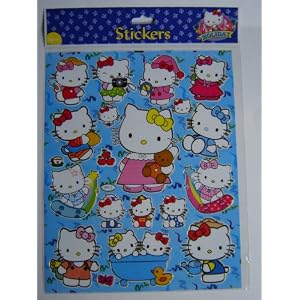 Plastic Hello Kitty Stickers