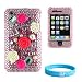 Premium Crystal Snap On Case for iPhone 3G + Wisdom * Courage Wristband