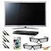 Samsung PN59D8000 59-Inch 1080p 600Hz 3D Plasma HDTV with PN59D8000, BDD5500 3D Blu Ray Player, SSG-P3100M 3D Starter Kit, Xtreme 6 ft 1.4v HDMI Cables (x3), and TV Screen Cleaning Solution