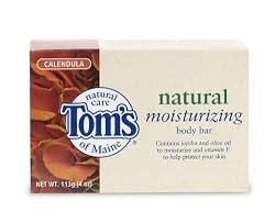 Tom's of Maine Natural Care Moisturizing Soap, Calendula, 4-Ounce Bars (Pack of 6)