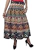 Womans Wrap Skirt Blue Tribal Print Cotton Sarong Indian Skirts, Holiday Glam