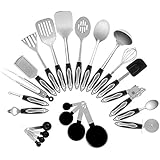 Chef Essential 23-Piece Stainless Steel Kitchen Utensil Set