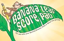 Banana Leaf Score Pad Word-game Score Pad 40 Sheet Yellow Pad - Chicken Foot - Mexican Train