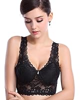 Manstore&reg; Women's 100% Lace Full Coverage Wire Free Leisure Bra