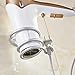 Tenworld Hair Dryer Rack Space Aluminum Bathroom Wall Holder Shelf Storage (B)