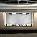 #48 Jimmie Johnson Silver Metal License Plate Frame