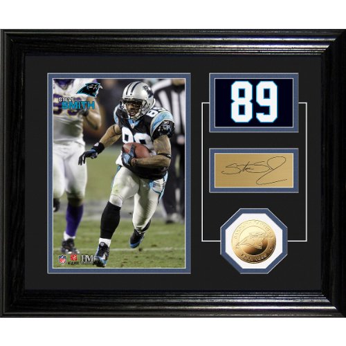 Highland Mint Carolina Panthers Steve Smith Player Pride Desk Top Photo Mint