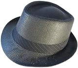 Christys Crown Slick Black Fedora Trilby Punk Gangster Simpson