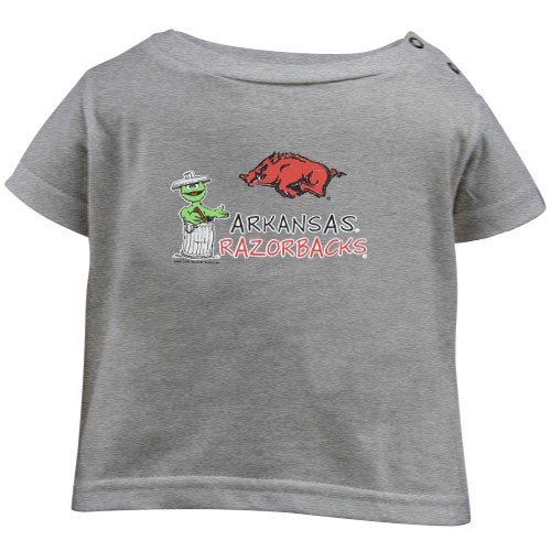 Buy Champion Arkansas Razorbacks Ash Infant Oscar the Grouch Crayon T-shirt by Champion