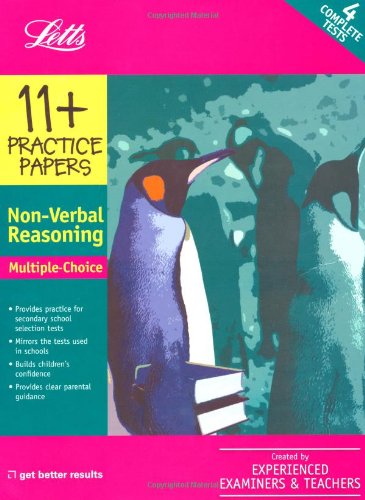 Letts 11+ Practice Papers - Multiple Choice Non-Verbal Reasoning