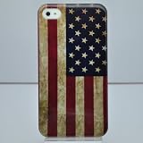 United States Flag Plastic Hard Cover for Iphone 4g/4s Ib035b + Free Screen Protector