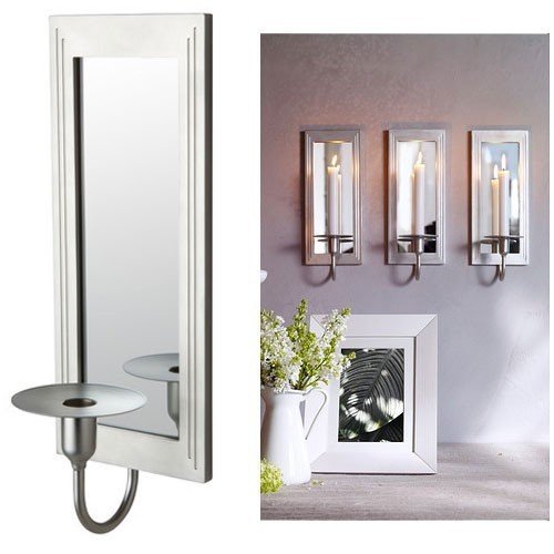Ikea Gemenskap Wall Sconce Candle Holder , Mirror