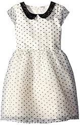 Girls Mesh Polyester/Satin  Dress