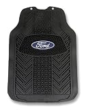 Ford Blue Oval Logo WeatherPro Universal-Fit Molded Front Floor Mats - Set of 2