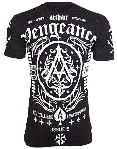 Archaic AFFLICTION Men T-Shirt PEOPLE Biker MMA UFC American Fighter