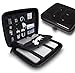 Portable EVA Tablet Case/Electronics Accessories Case/Travel Organizer/Travel Packing Cubes/Anti-Shock Hard Drive Case/Travel Cable Organiszr/Power Bank Case/USB Pouch/Ipad Case (New L Black)