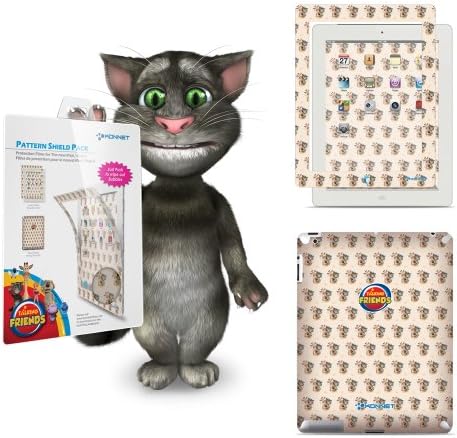 Konnet Technology Friends Variety - Pattern Shield Protection Film for the New iPad / iPad 2 Talking Tom and Talking Friends (KN-5131)