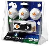 Clemson Tigers 3 Golf Ball Gift Pack w/ Spring Action Tool - NCAA College Athletics