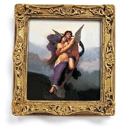 La Ravissement de Psyche - Gold Frame Magnet with pop-out easel (2-3/4" x 2-1/2")