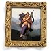 La Ravissement de Psyche - Gold Frame Magnet with pop-out easel (2-3/4" x 2-1/2")