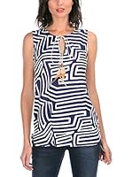 Never Paris Top Mona (Azul Oscuro)