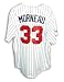 Autographed Justin Morneau Minnesota Twins White Pinstripe Majestic Jersey