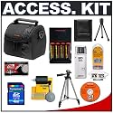 Deluxe Accessory Kit with Deluxe Padded Carrying Case + 4GB SD Card + Charger with 4 AA Rechargeable Batteries + Tripod + Precision Design Accessory Kit for Fuji Finepix S1000fd, S1500, S2000HD, S5700, S5800, S6500fd, S800fd, S8100fd & S9600 Digital Cameras