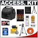 Deluxe Accessory Kit with Deluxe Padded Carrying Case + 4GB SD Card + Charger with 4 AA Rechargeable Batteries + Tripod + Precision Design Accessory Kit for Fuji Finepix Digital Cameras
