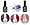 UV-Nails Gel Uv Lamp Pro + Base & Top Coat + 3 polishes set Burlesque (222,197,199) + Aviva Nail kit!