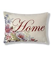 Home Jacquard Floral Cushion