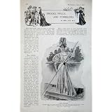 1906 Gallaher Cigarettes Kropp Razor Ladies Fashion by Original old antique victorian print
