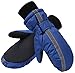 SimpliKids Kids Gloves Winter Mittens Insulation Waterproof Boys Snowboard Mittens,S,Navy