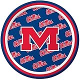 Creative Converting University of Mississippi Rebels Dessert Paper Plates (8 Count)
