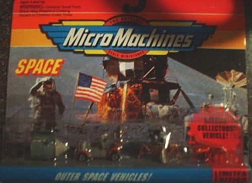 Moon Landing Collection #1: Apollo Capsule, Moon Rover, Lunar Module Plus Limited Edition Special Collectors' Vehicle Bell X-1 - Micro Machines Space Vehicle Collections