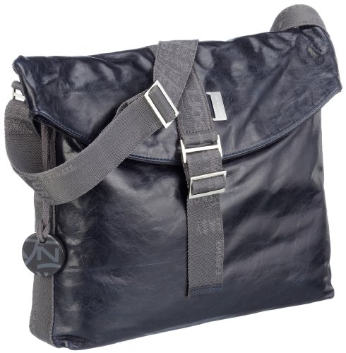Nannini Plain Glam 94830, Damen Umh&auml;ngetasche, blau, (cobalto), 33x30x8