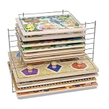 Melissa & Doug Deluxe Wire Puzzle Rack