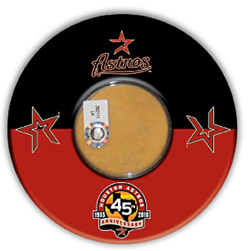 Steiner Sports MLB Houston Astros 45th Anniversary Coasters with Game Field Dirt (Set of 4)