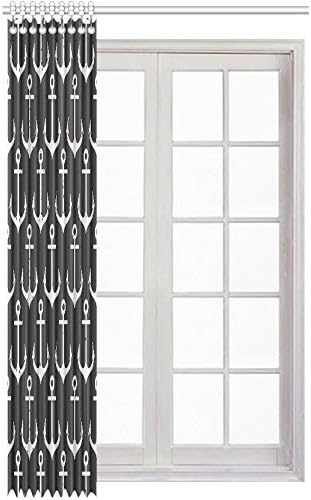 Anchors Blackout Window Curtain/Panel 52" W X 84" L (One Panel)