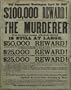 One of the Wanted Posters for Abraham Lincoln's Assassins, 1865 - Photographic Print from the Library of Congress Collection