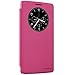 LG G Stylo Case - 3C-Aone Sparkle Quick Window Smart Wake up / Sleep Pu Leather Cover Hard Plastic Case Shell for LG G Stylo H631 MS631 LS770 | LG G4 Stylus(NOT Compatible for LG G4) (Pink)