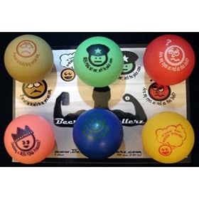 Beer Pong Balls - 6 Multi-color