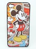 Mickey Mouse iPhone 4 Hartschalenkoffer Gewebe Retro-Comic-Stil