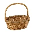 Wald Imports 12-Inch Stained Willow with Rope Basket Best Buy