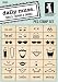 Inkadinkado Wood Peg Stamp Set, Smiles, Frowns and Smirks