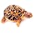 Soft Plush Toy Tortoise, Brown