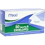 Mead #6 3/4 Security Envelopes, 80 Count (75212)