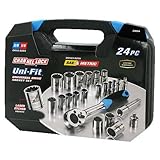 Channellock 38054 Uni-Fit Socket Set, 24-Piece [並行輸入品]